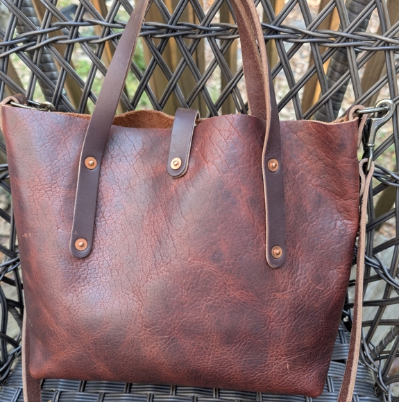 Go Forth Goods Small Whisky Bison Avery Crossbody EUC Retired Color - Picture 8 of 8